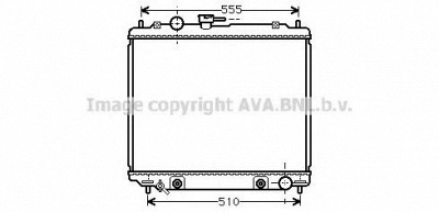 AVA QUALITY COOLING mt2182 -  Радиатор, охлаждение двигателя